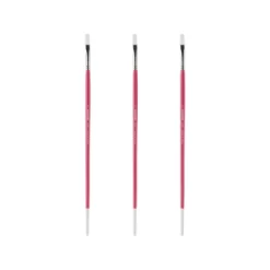 Creative Mark Pro White Soft Filament Acrylic Paint Brushes - Flat Sets Of 3 - Versatile Synthetic Brushes For Acrylic Painting , Gouache, Oils & -Creative GUEST ebd924fd 20e4 472c 91cc 9256544bc285