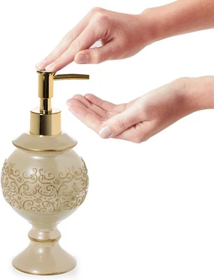 Creative Scents Shannon Beige Lotion Dispenser 3 Creative Scents Shannon Beige Lotion Dispenser - Image 3