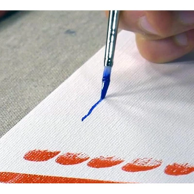 Creative Mark Pro White Soft Filament Acrylic Paint Brushes - Filbert - Versatile Synthetic Brushes For Acrylic Painting , Gouache, Oils & Caseins 2 Creative Mark Pro White Soft Filament Acrylic Paint Brushes - Filbert - Versatile Synthetic Brushes For Acrylic Painting , Gouache, Oils & Caseins - Image 2