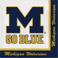 Creative Converting University Of Michigan 9" Paper Party Plate And Napkins Kit 16ct -Creative GUEST f1ed17bc 7c7c 4d2f a343 1e7f08070257 1