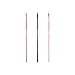 Creative Mark Ebony Splendor Long-Handled Synthetic Sable Paint Brush, Brights, Pack Of 3, Teijin Multi-Filament Hair, Handcrafted Synthetic Paint -Creative GUEST f3a283de 486f 4aa6 830c 11d57dd4f50f