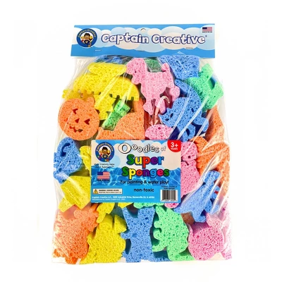 Captain Creative Ooodles Of Super Sponges, 30 Pieces 2 Captain Creative Ooodles Of Super Sponges, 30 Pieces - Image 2