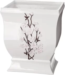 Creative Scents Vanda White Wastebasket -Creative GUEST f883796b d6c1 4ade ae71 fa7a58aadcba