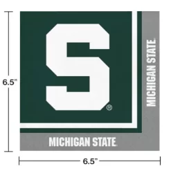 Creative Converting Michigan State 9" Paper Party Plate And Napkins Kit 16ct -Creative GUEST f95de604 e268 40fd aa5e 470e7cfaa83a 1