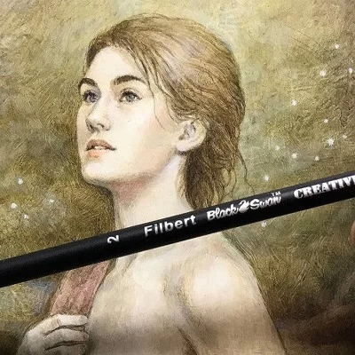 Black Swan Synthetic Red Sable Paint Brushes Filbert Sets Of 2- Professional Quality Long Handle Paint Brushes In Assorted Shapes And Sizes For Oil, 2 Black Swan Synthetic Red Sable Paint Brushes Filbert Sets Of 2- Professional Quality Long Handle Paint Brushes In Assorted Shapes And Sizes For Oil, - Image 2