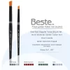 Creative Mark Beste Golden Taklon Deerfoot Stippler Set Of 2 Artist Paint Brush, Professional Watercolor Brushes, For Acrylic Painting, Short Handle,