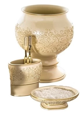 Creative Scents Shannon Beige Wastebasket 3 Creative Scents Shannon Beige Wastebasket - Image 3